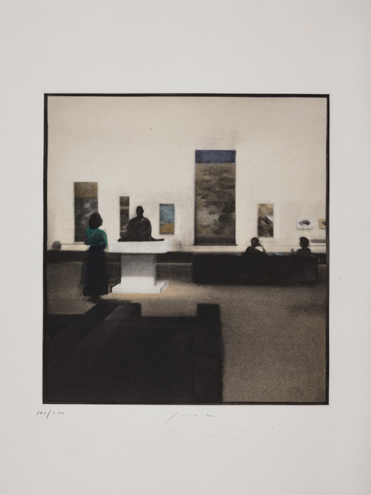 Pravoslav Sovak (1926–2022), <strong>Das Ostasiatische Museum</strong>, Handkolorierte Radierung mit sechs Farben, Edition von 200, Köln, 1978, Geschenk Kölnischer Kunstverein, Rd 78,1
